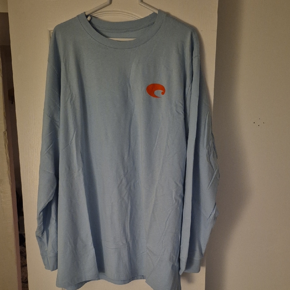 Costa Sky Blue Graphic Tee Sz. XXL